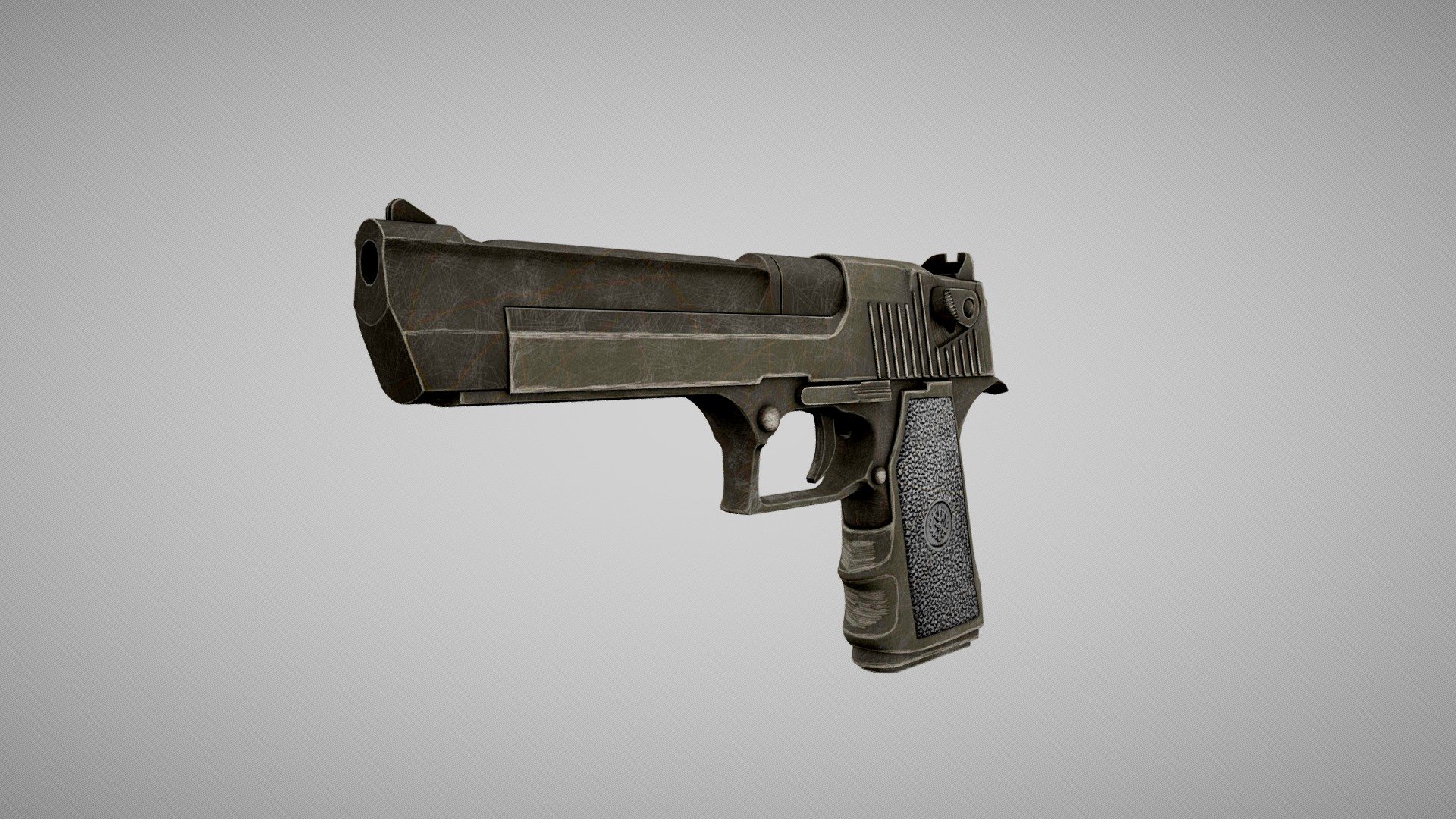 Desert Eagle Pistol 3d model