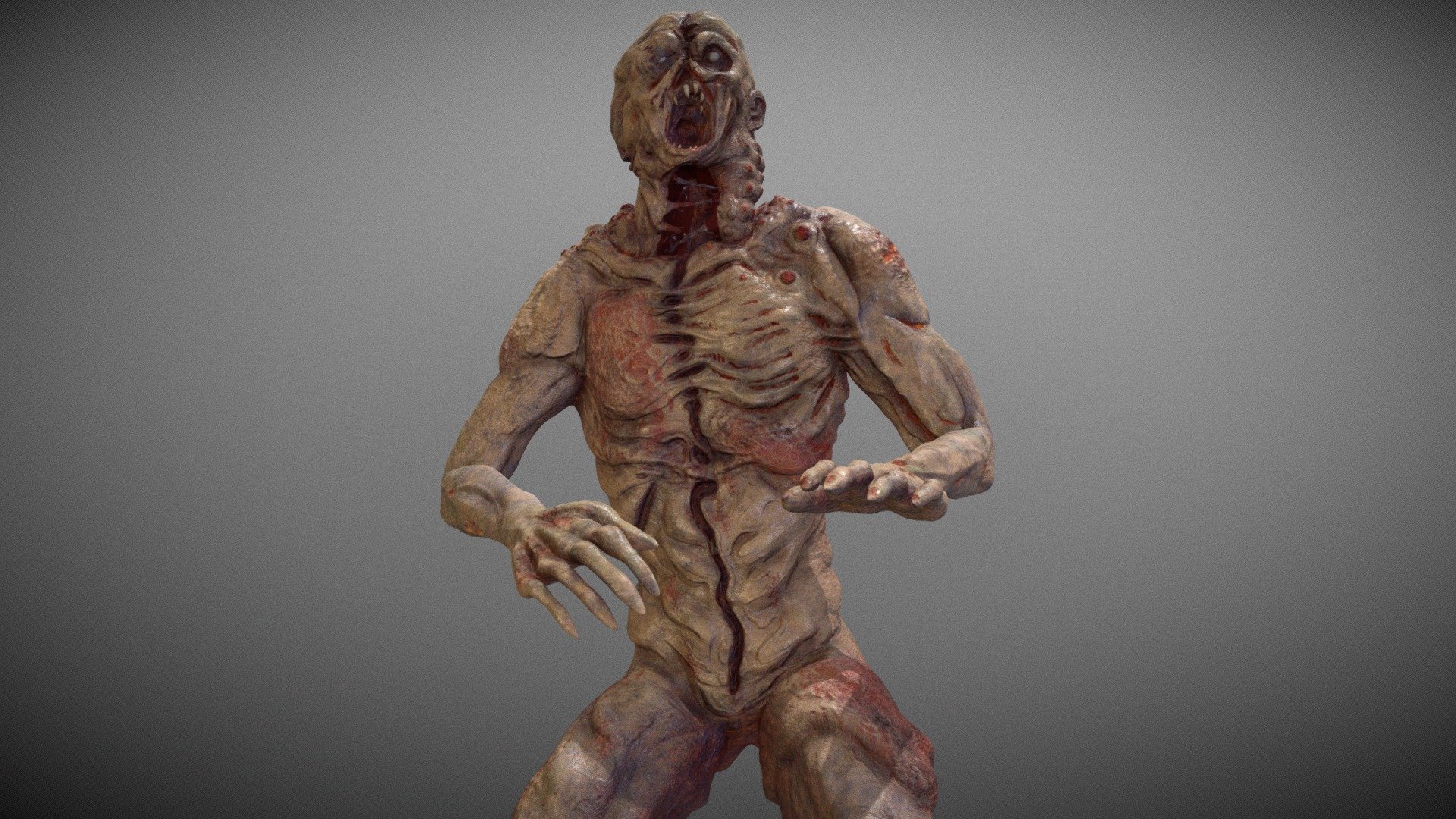 Zombie 3d model