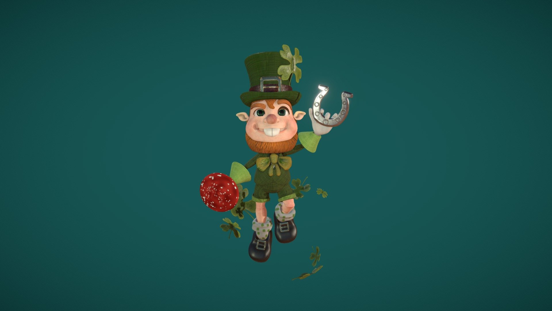 🍀 Flench "The mocking leprechaun"🍀 3d model