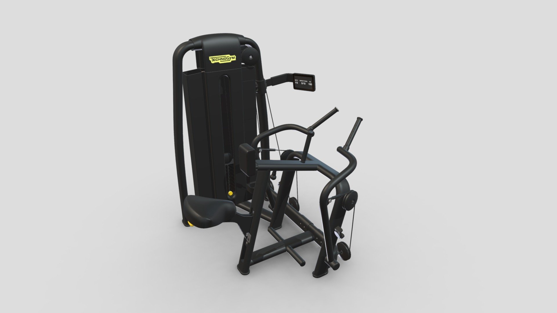 Technogym Selection Low Row 3d model