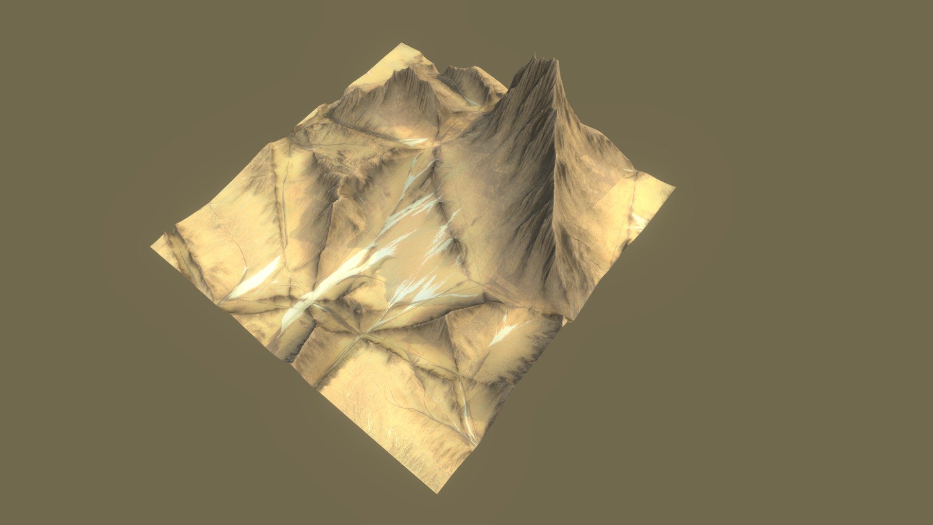 Terrain 023 3d model