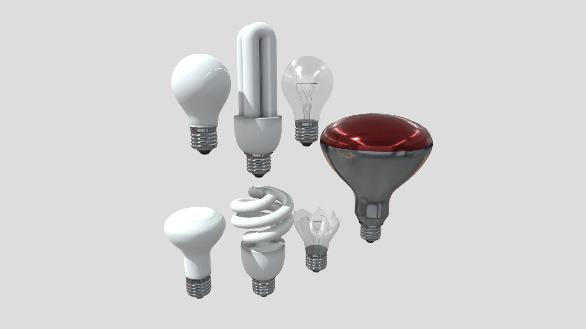 Light Bulb Pack 3d model