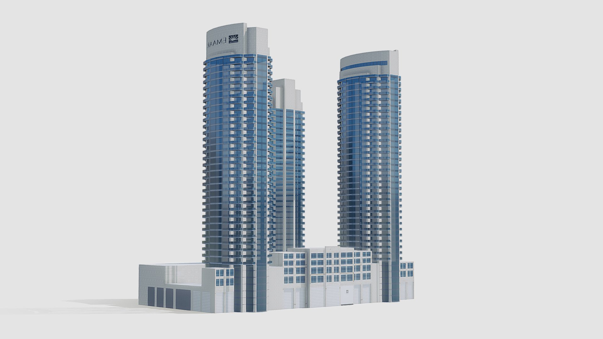 The Lofts Towers 3d model