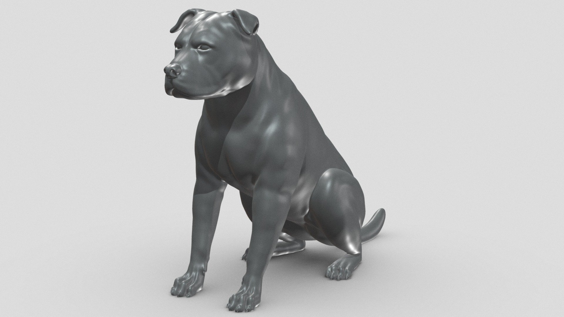 English Staffordshire V2 3D print model 3d model