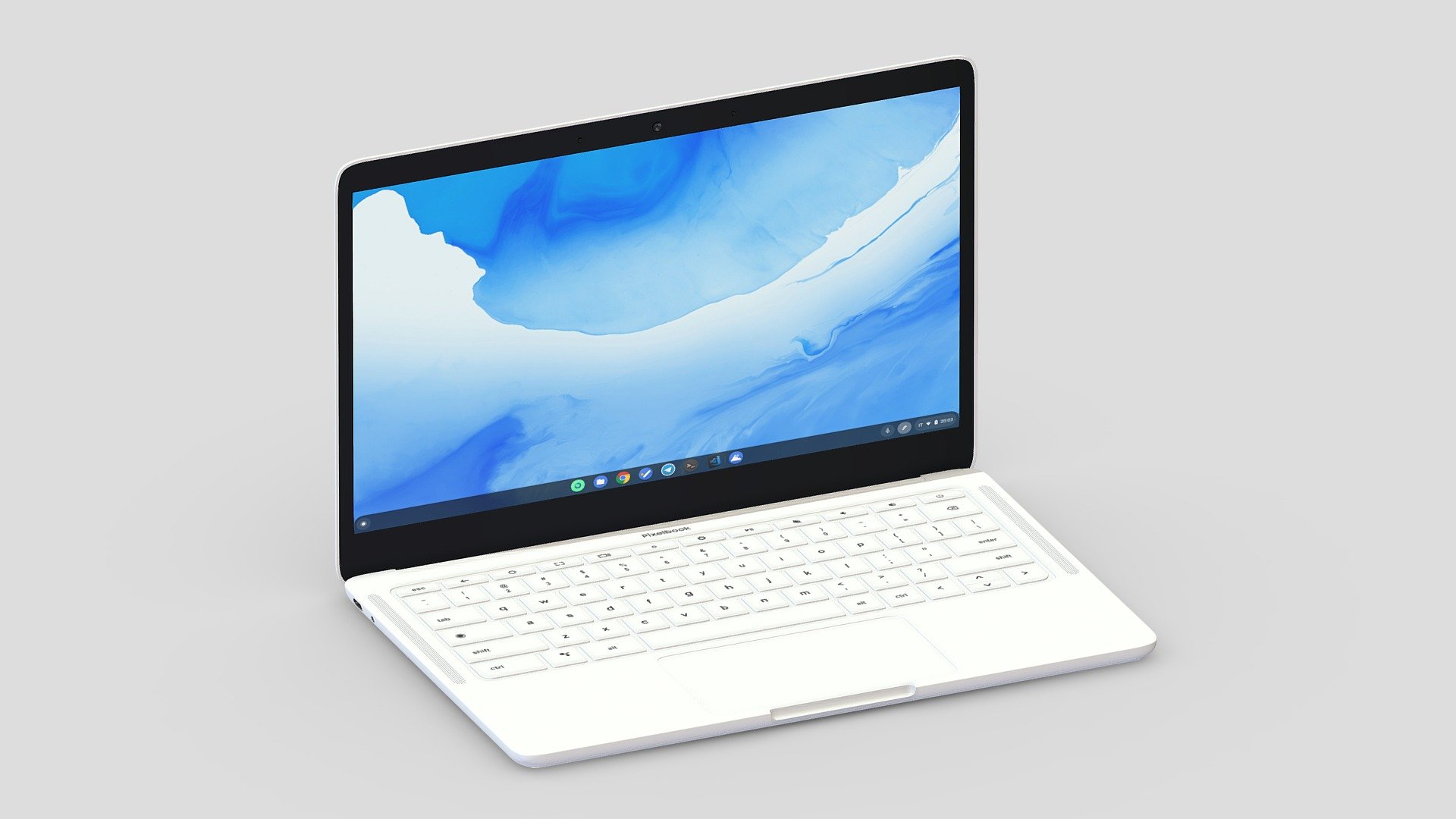 Google Pixelbook Go 3d model