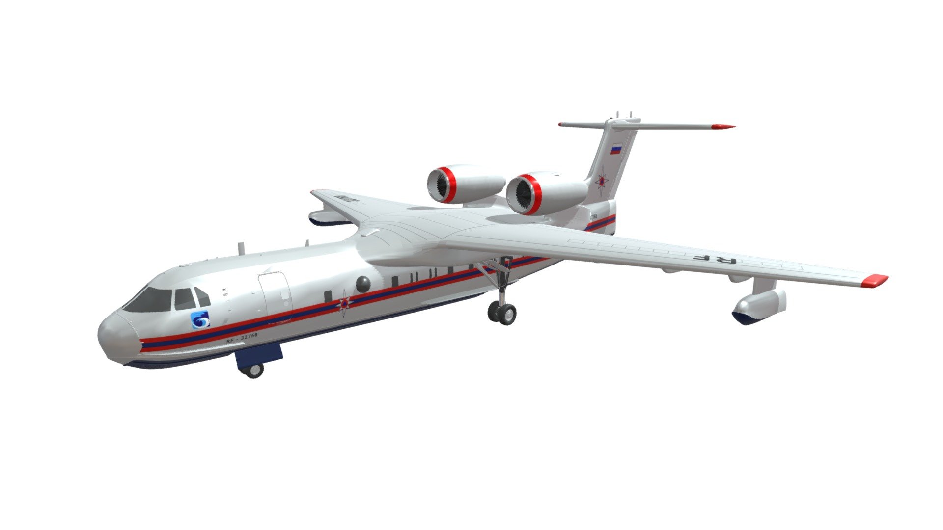 Beriev Be-200 Altair 3d model