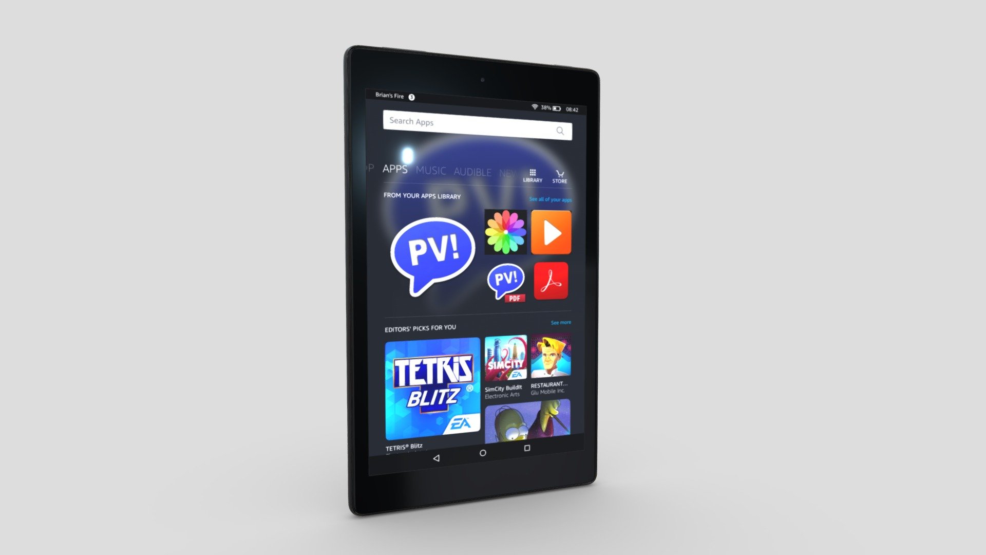 Amazon Fire HD 8 3d model