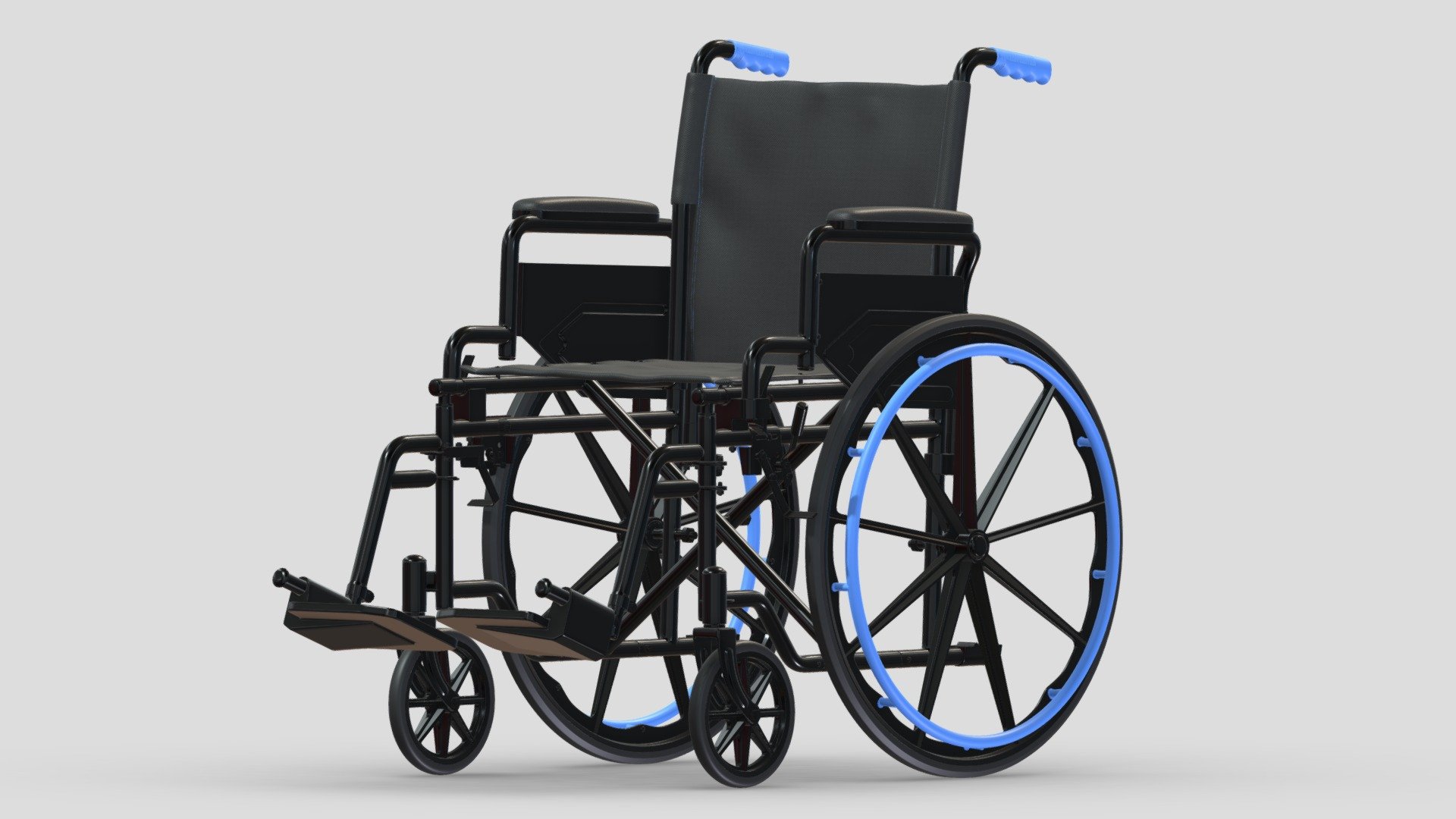 Medical Wheelchair 3d model