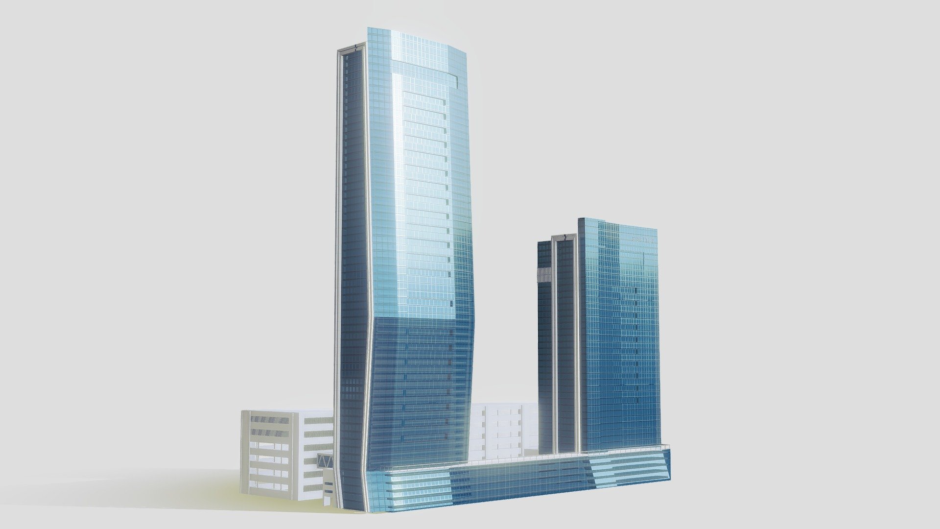 48 Burj Gate 3d model