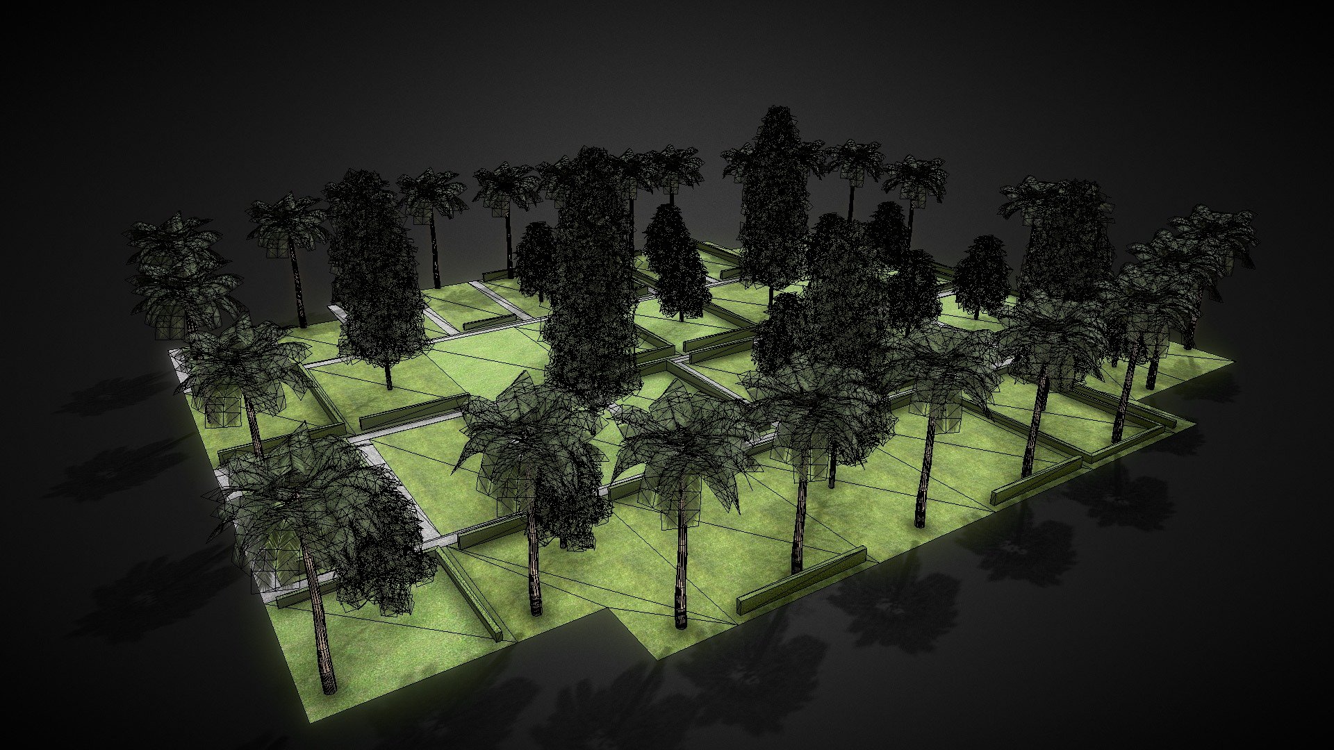 City Park One 3d model