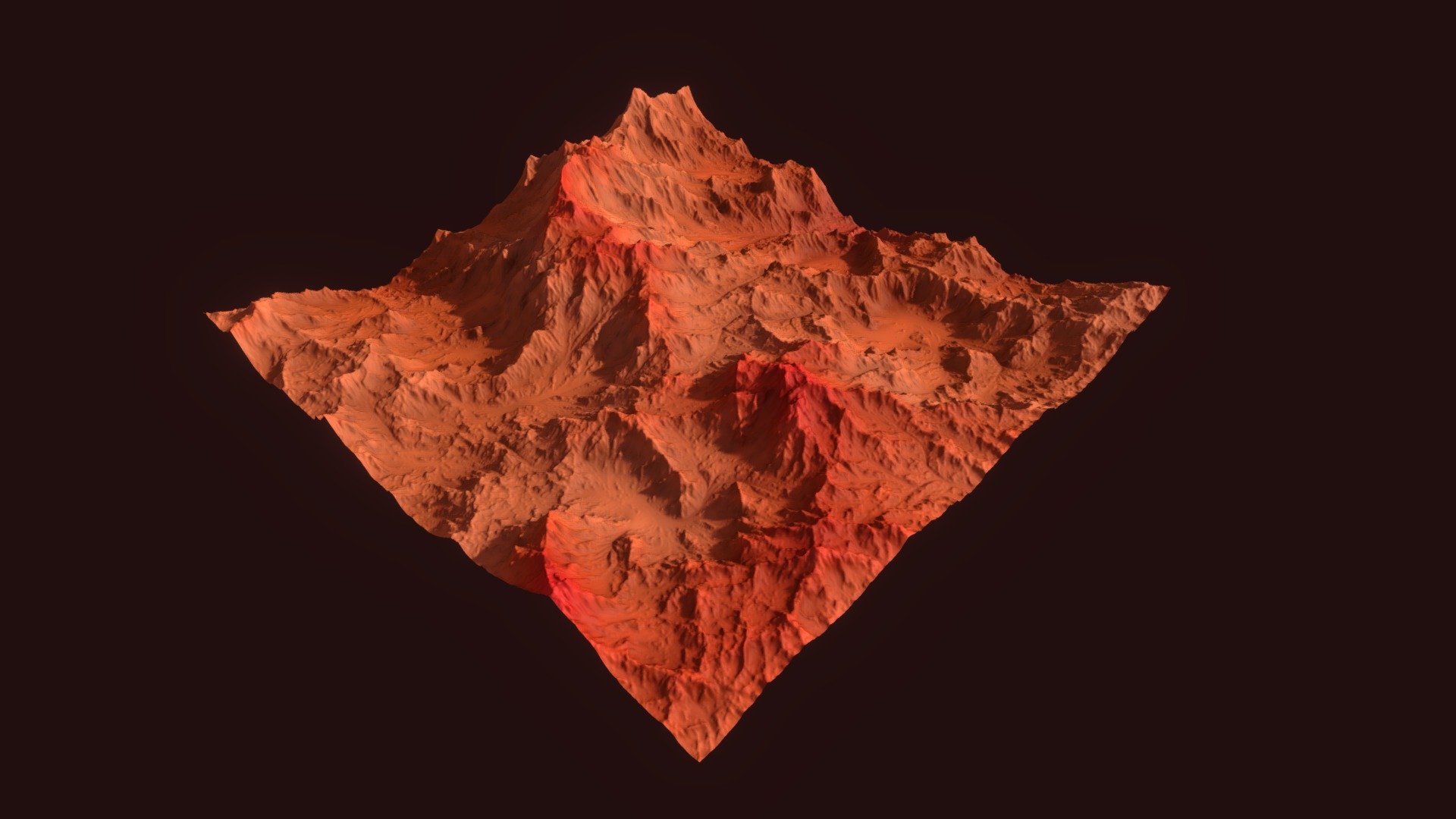 Terrain 038 3d model