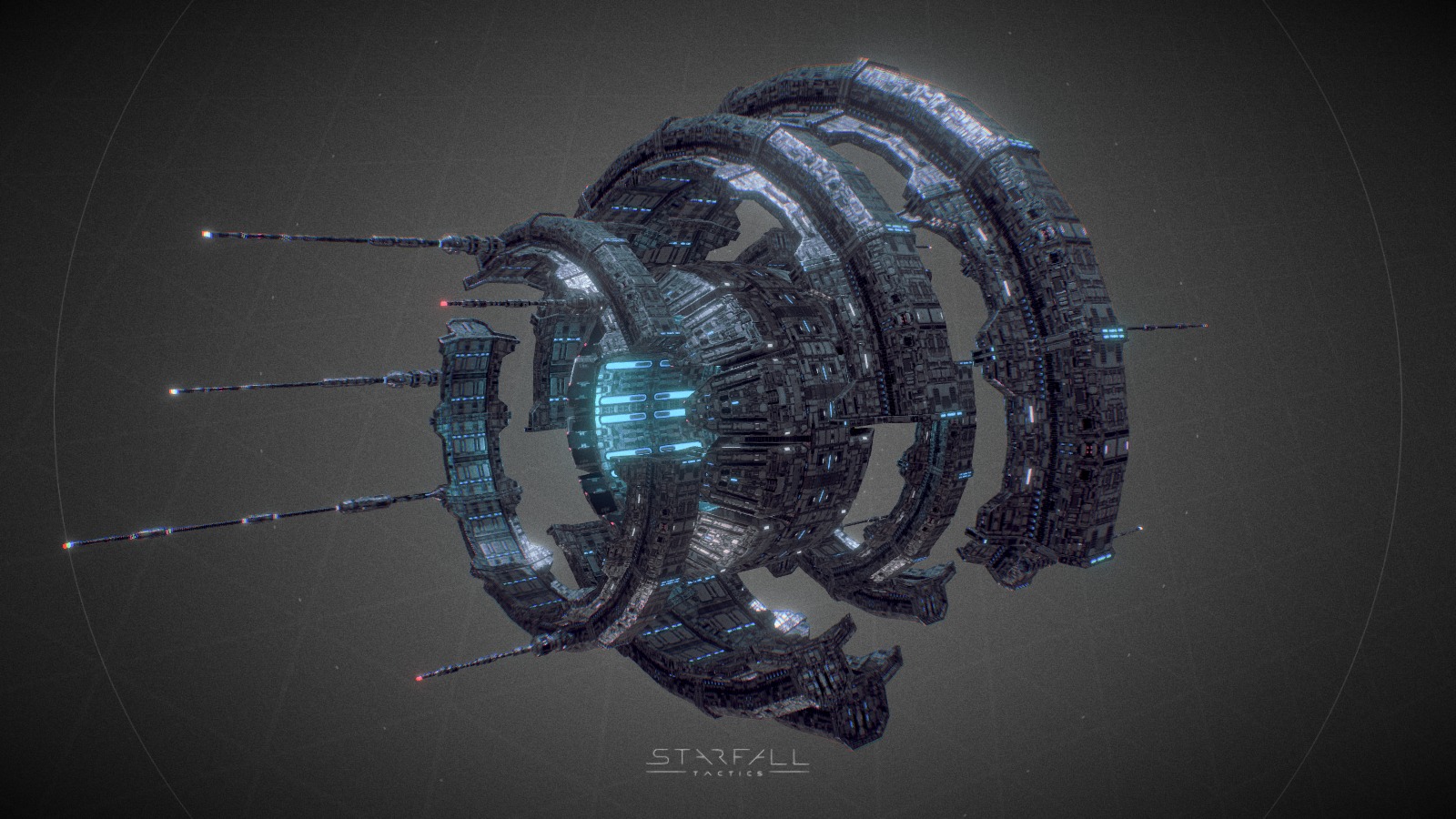 Starfall Tactics — Warp gate 3d model