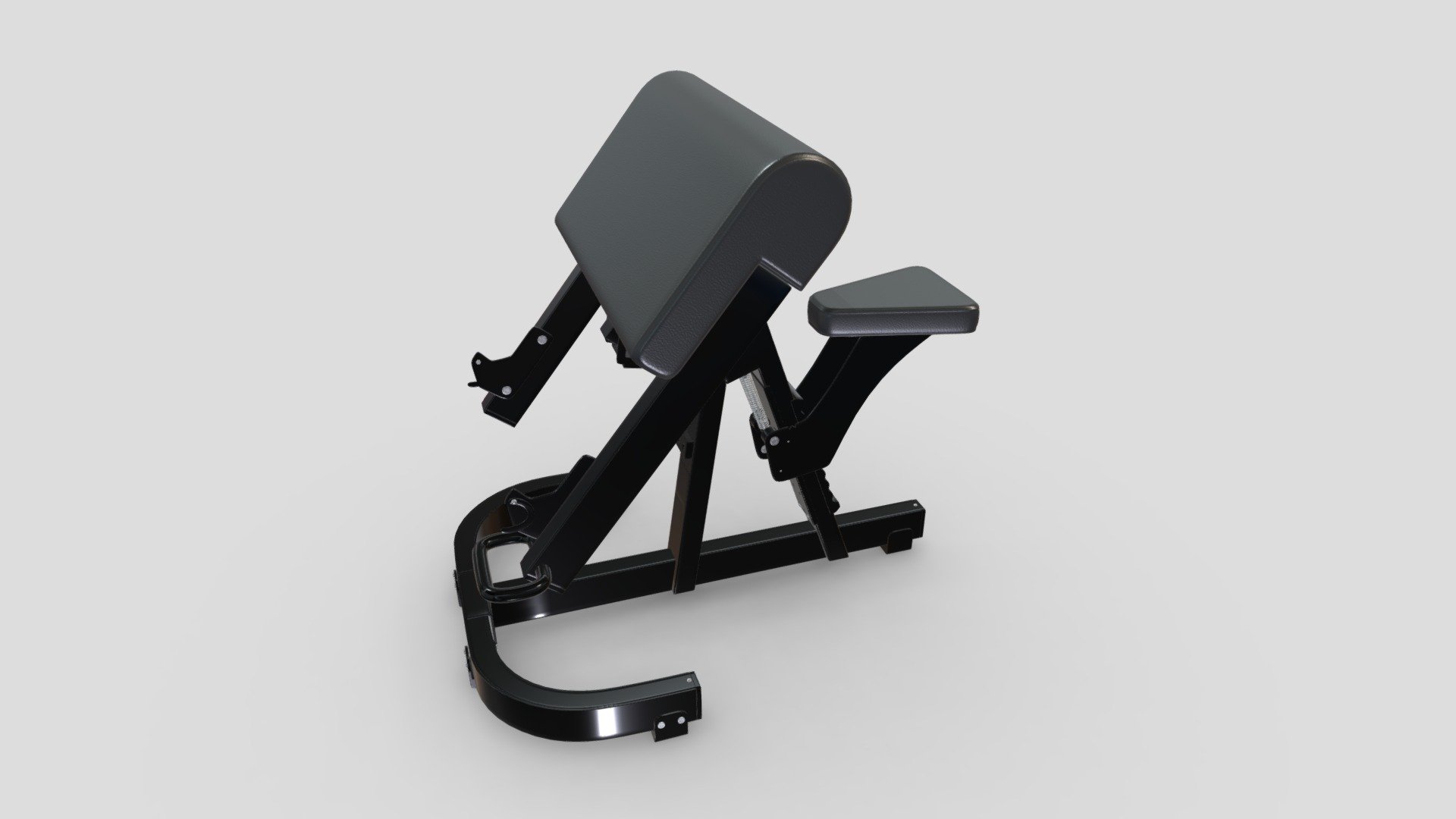 Technogym Pure Scott Bench 3d model