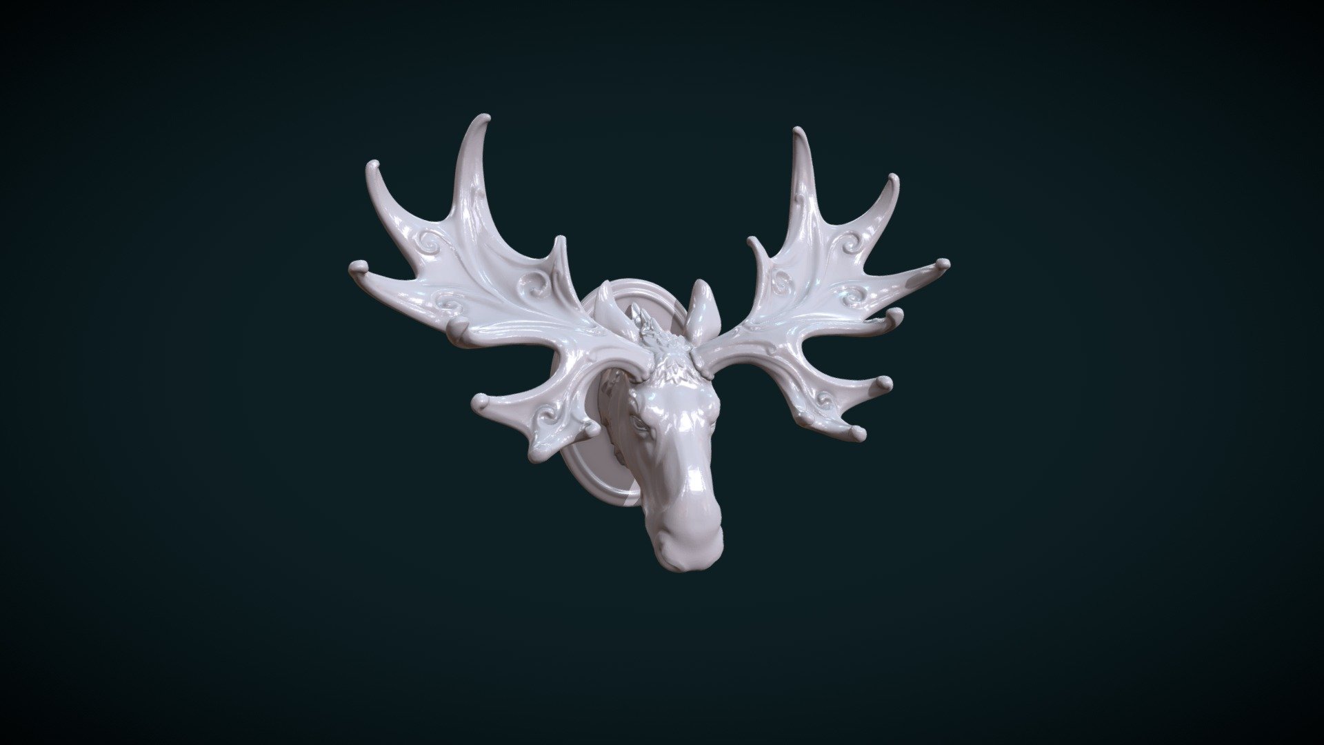 Moose Head 3d model