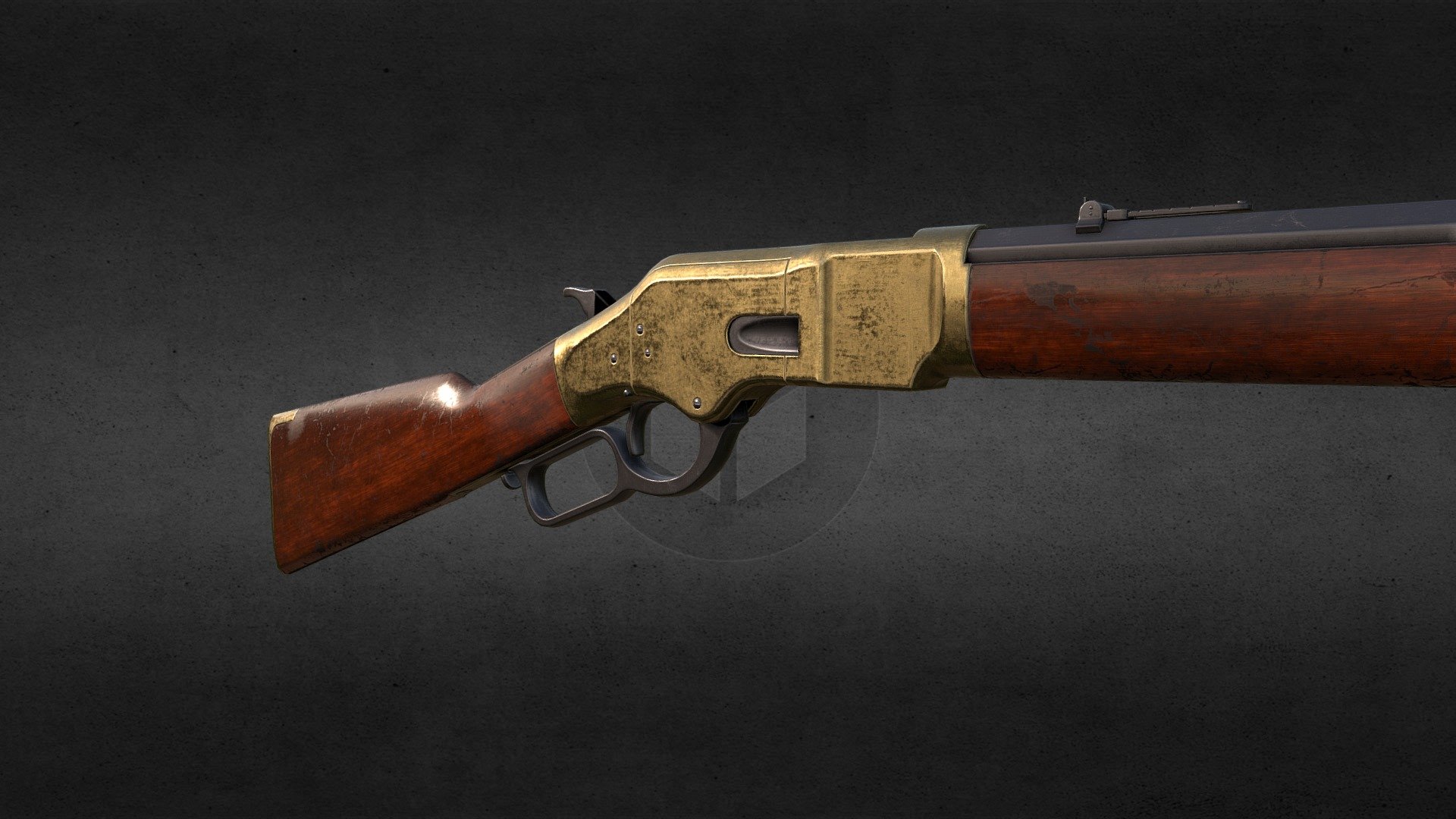 Winchester M1866 3d model