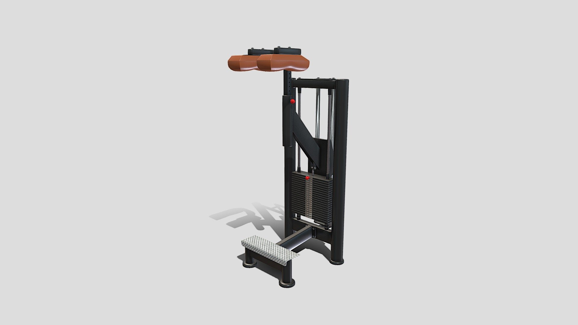 Standing calf machine 3d model