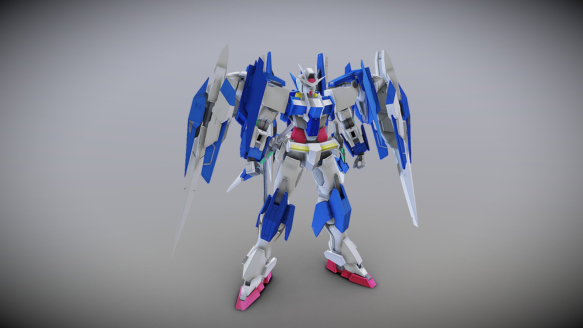 Gundam 00 Diver Ace Raizer 3d model