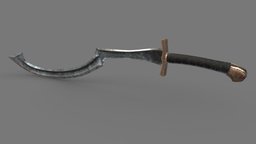 Khopesh Low Poly Realistic