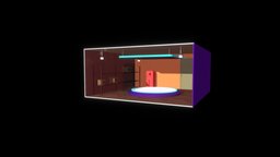 Low Poly decentraland showroom