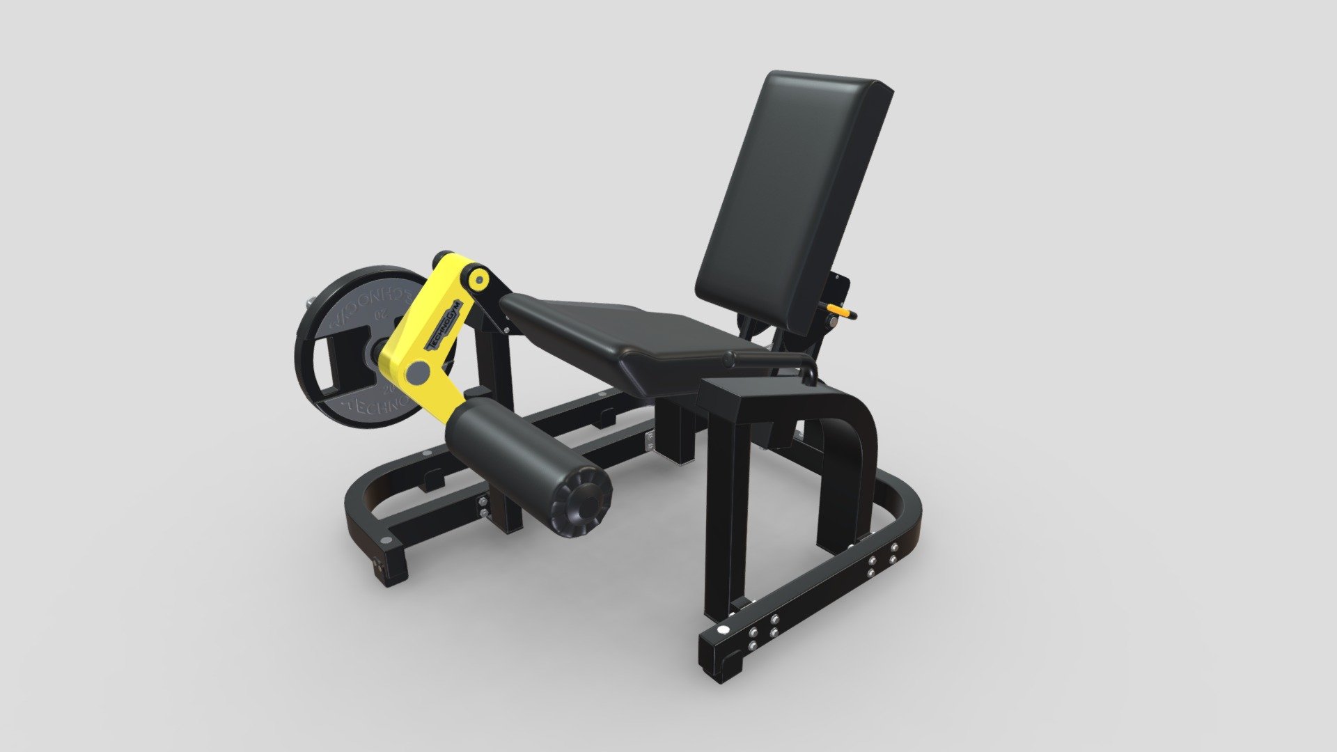 Technogym Plate Loaded Leg Extension 3d model