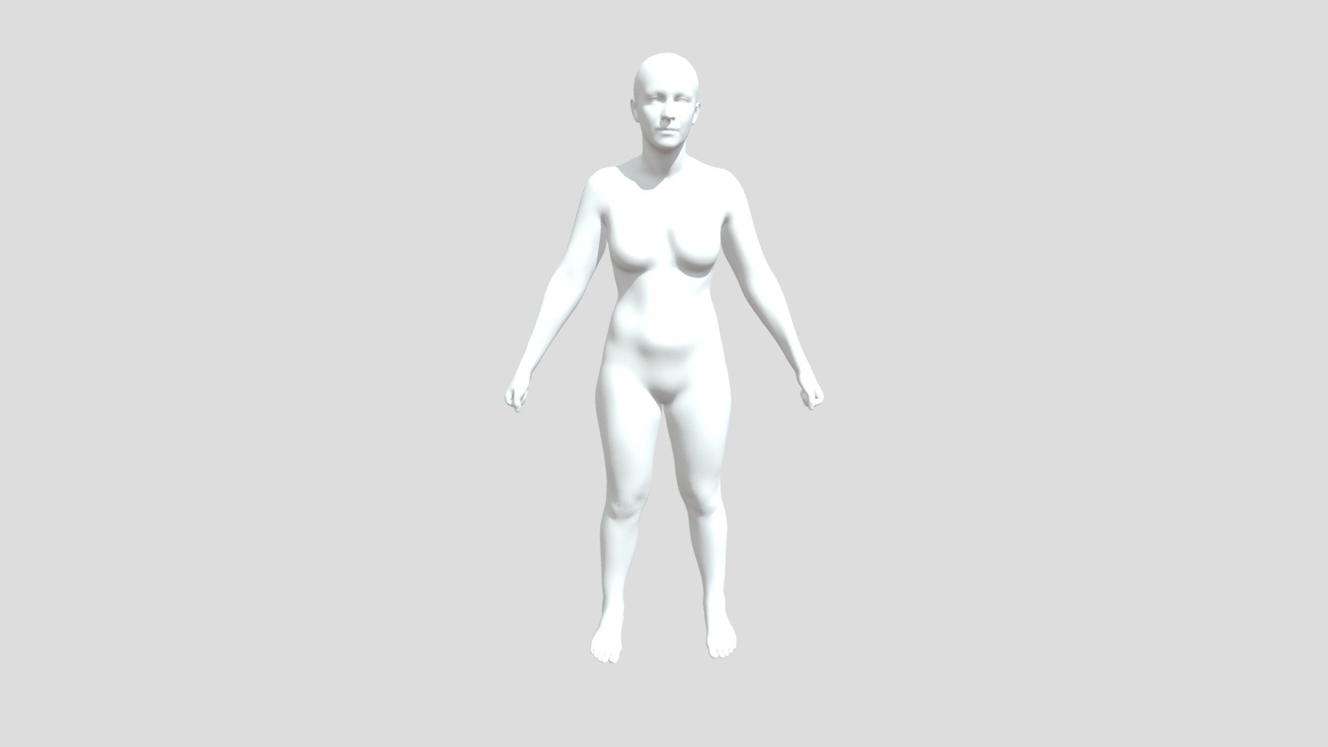 BodyBlock Female 3D Body Scan 3d model