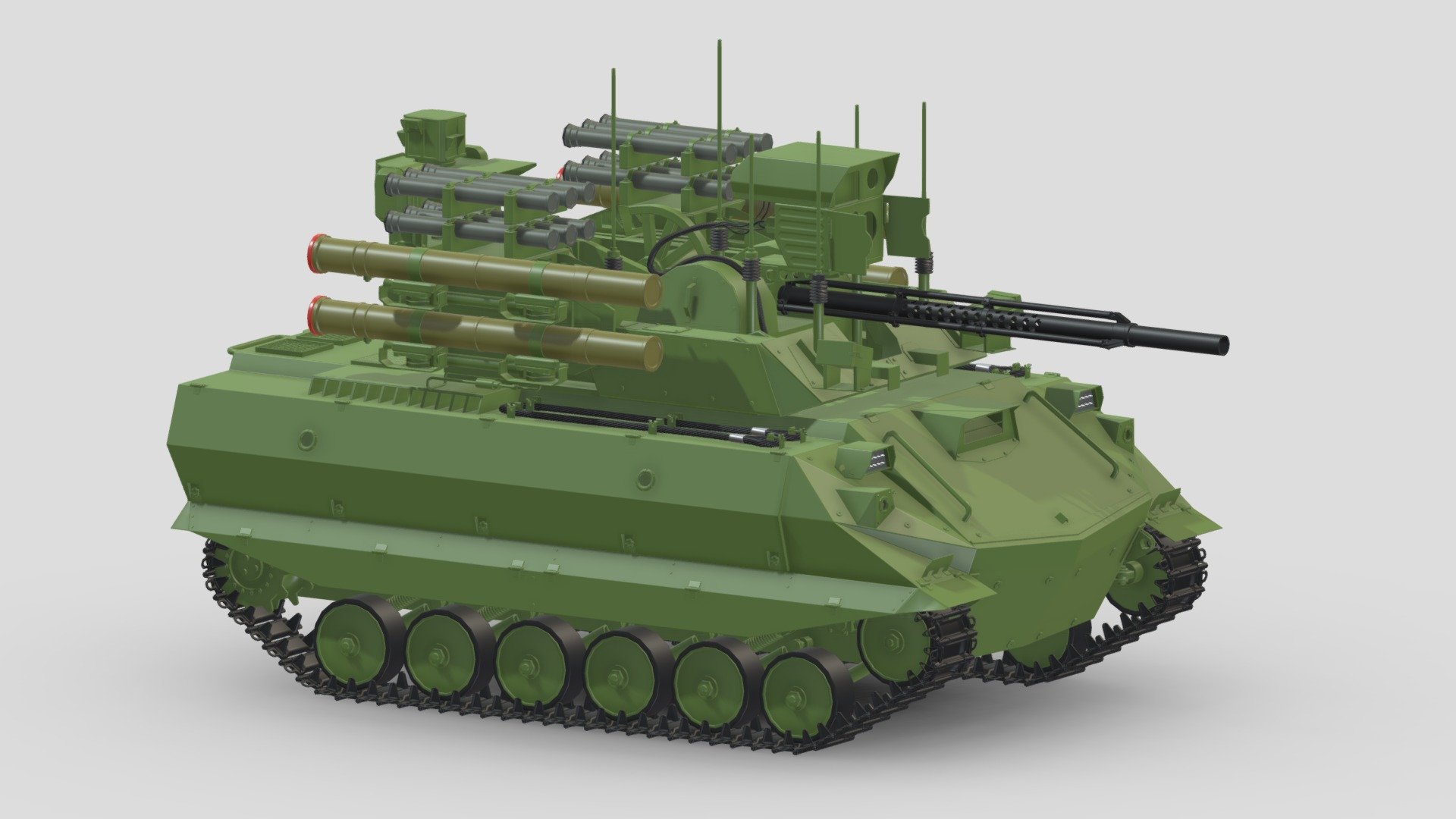 Uran 9 3d model