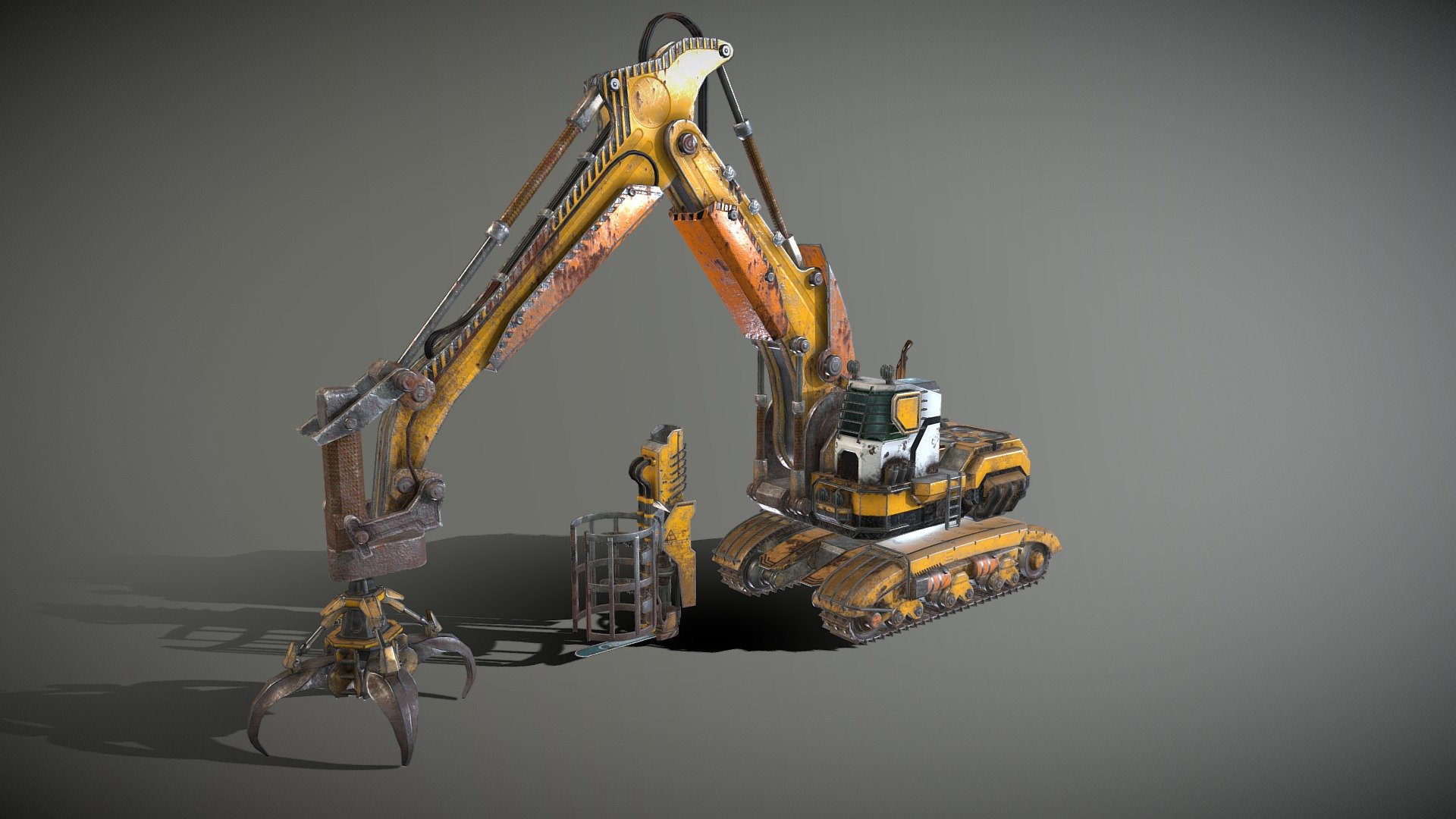 Excavator 3d model