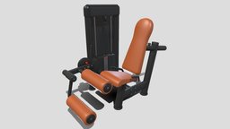 Leg curling machine