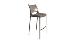 Ace Bar Chair Gray & Walnut