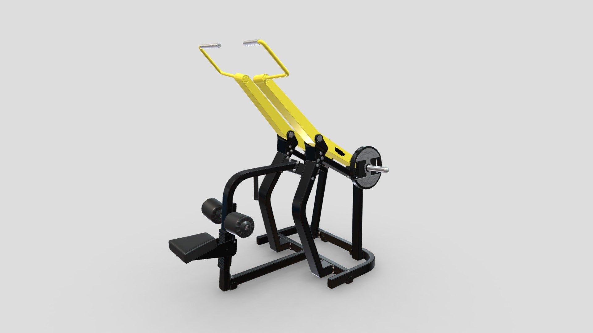 Technogym Plate Loaded Pulldown 3d model