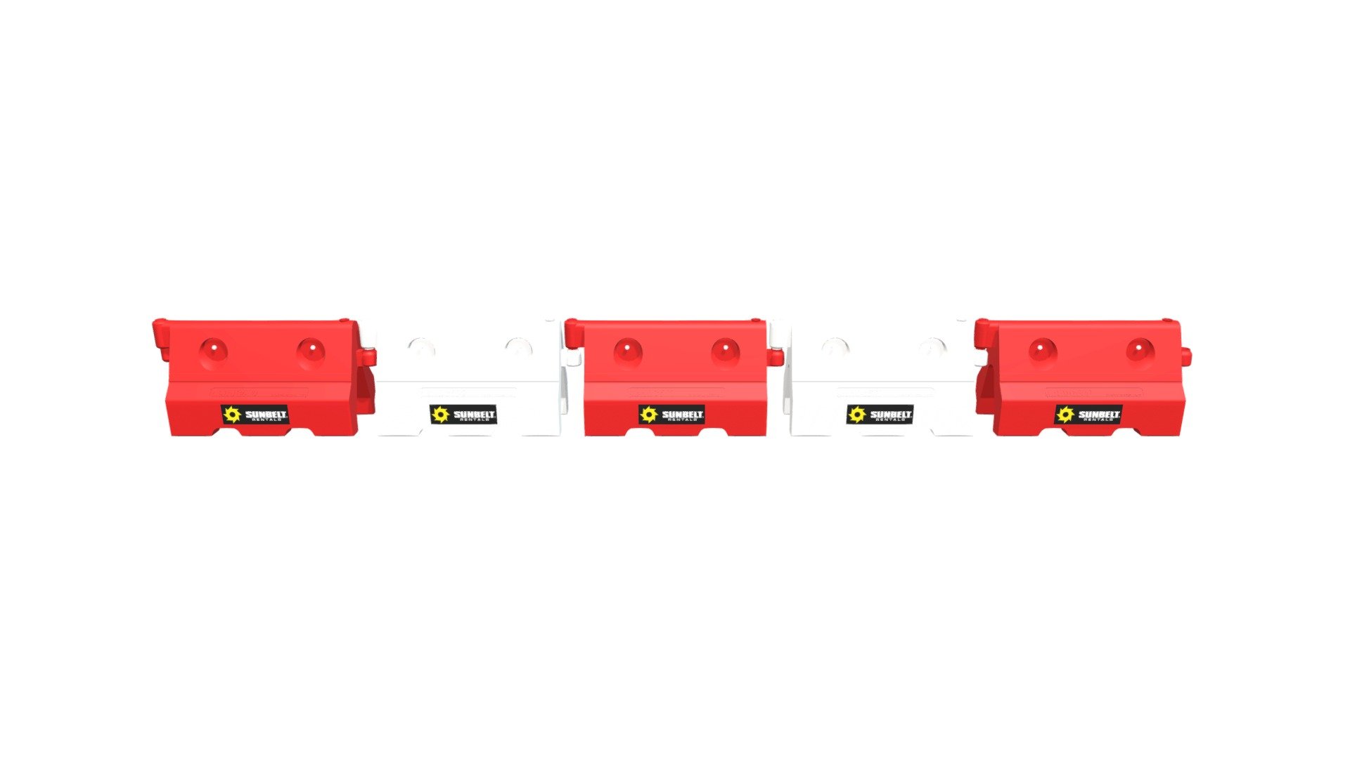 Traffic Barrier Melba Swintex Separator 3d model