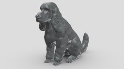 English Cocker Spaniel V2 3D print model