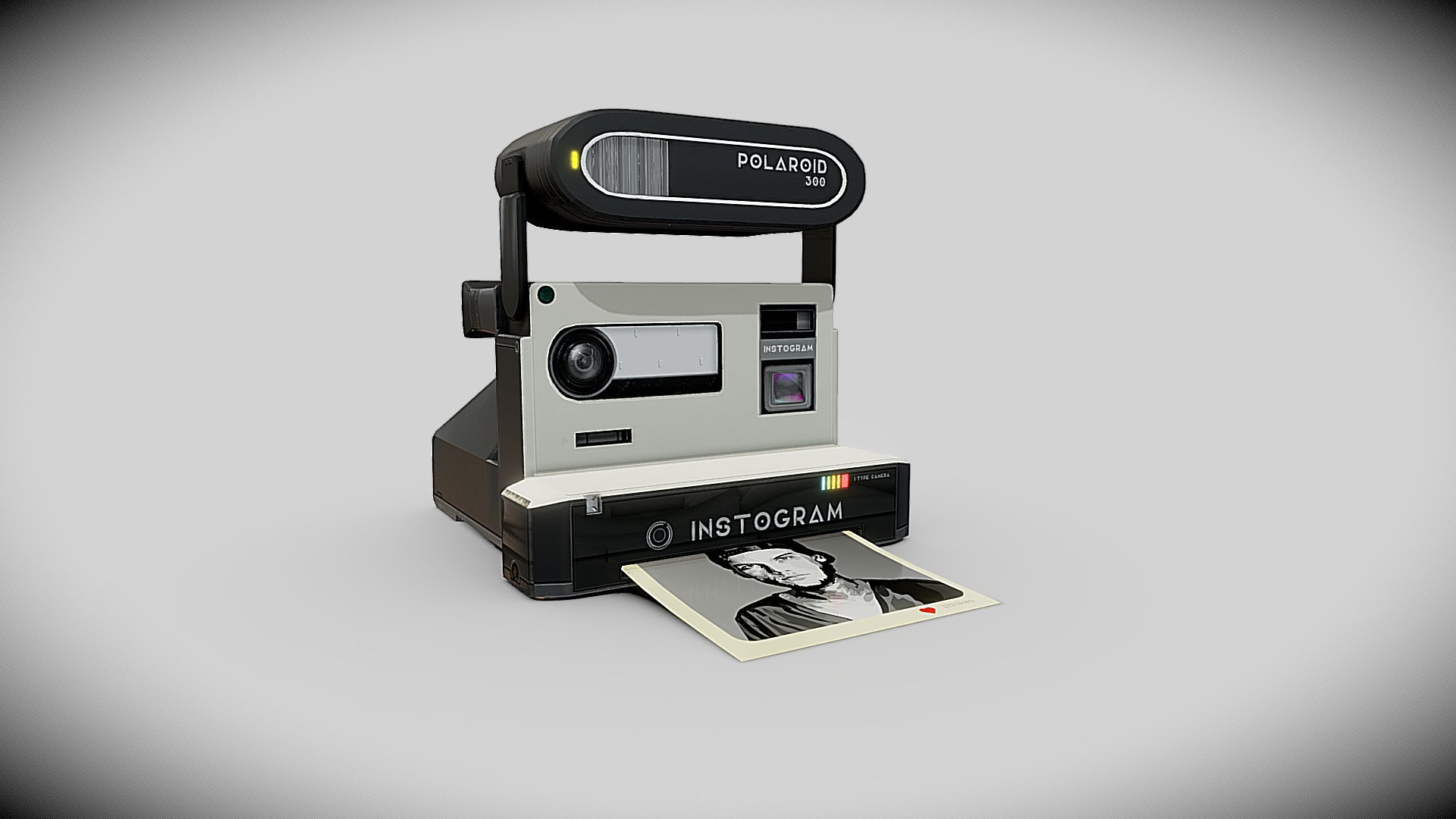 Instogram 3d model