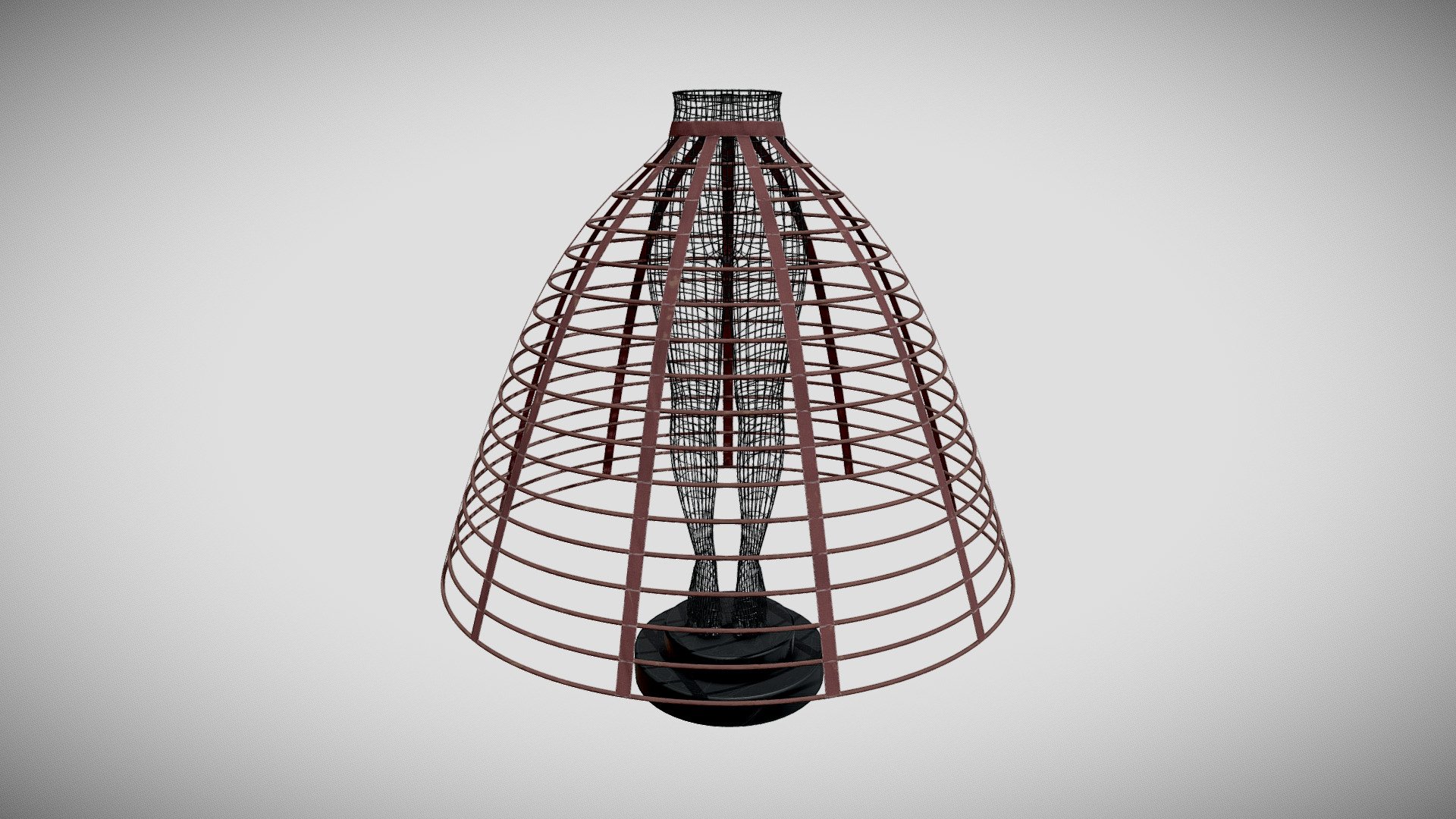 Crinoline (1860, 16 hoops) 3d model