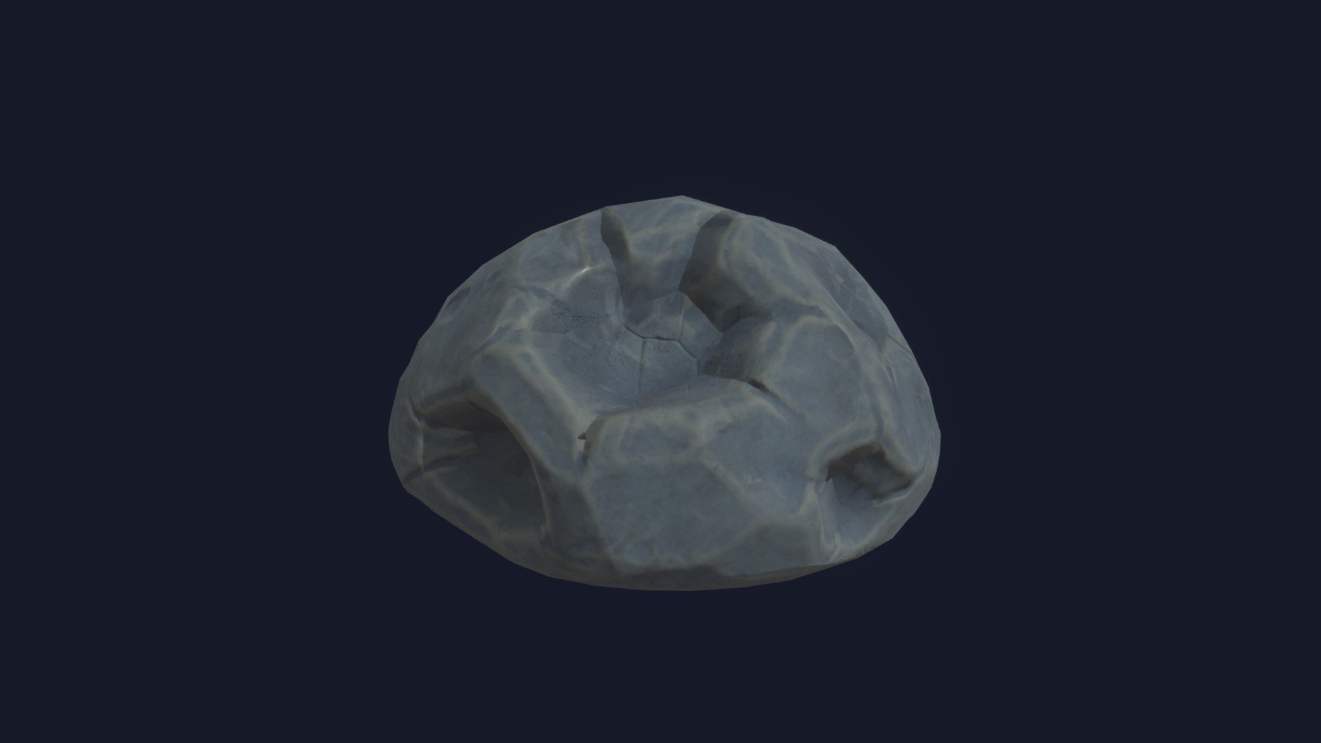 Space rock 3d model