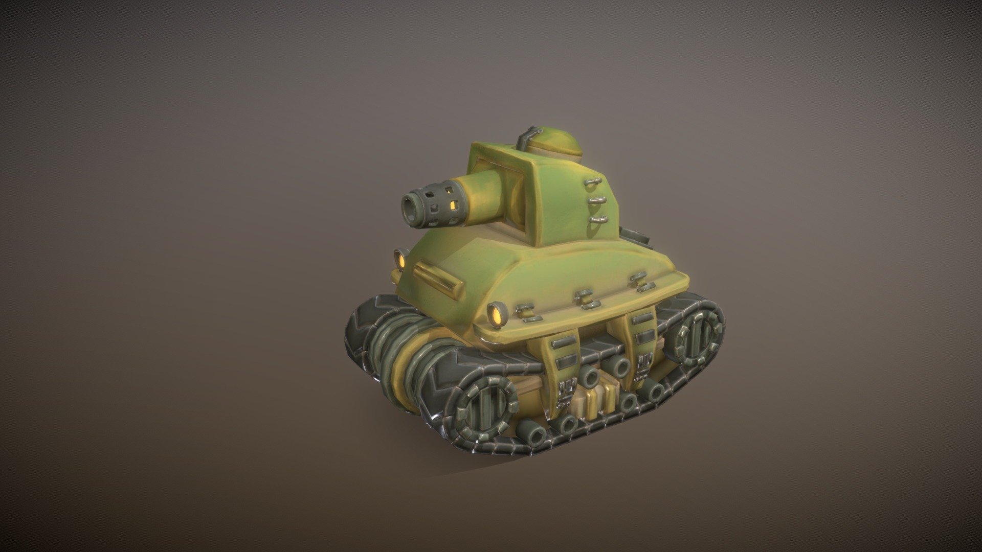 Stylized Tank 3d model