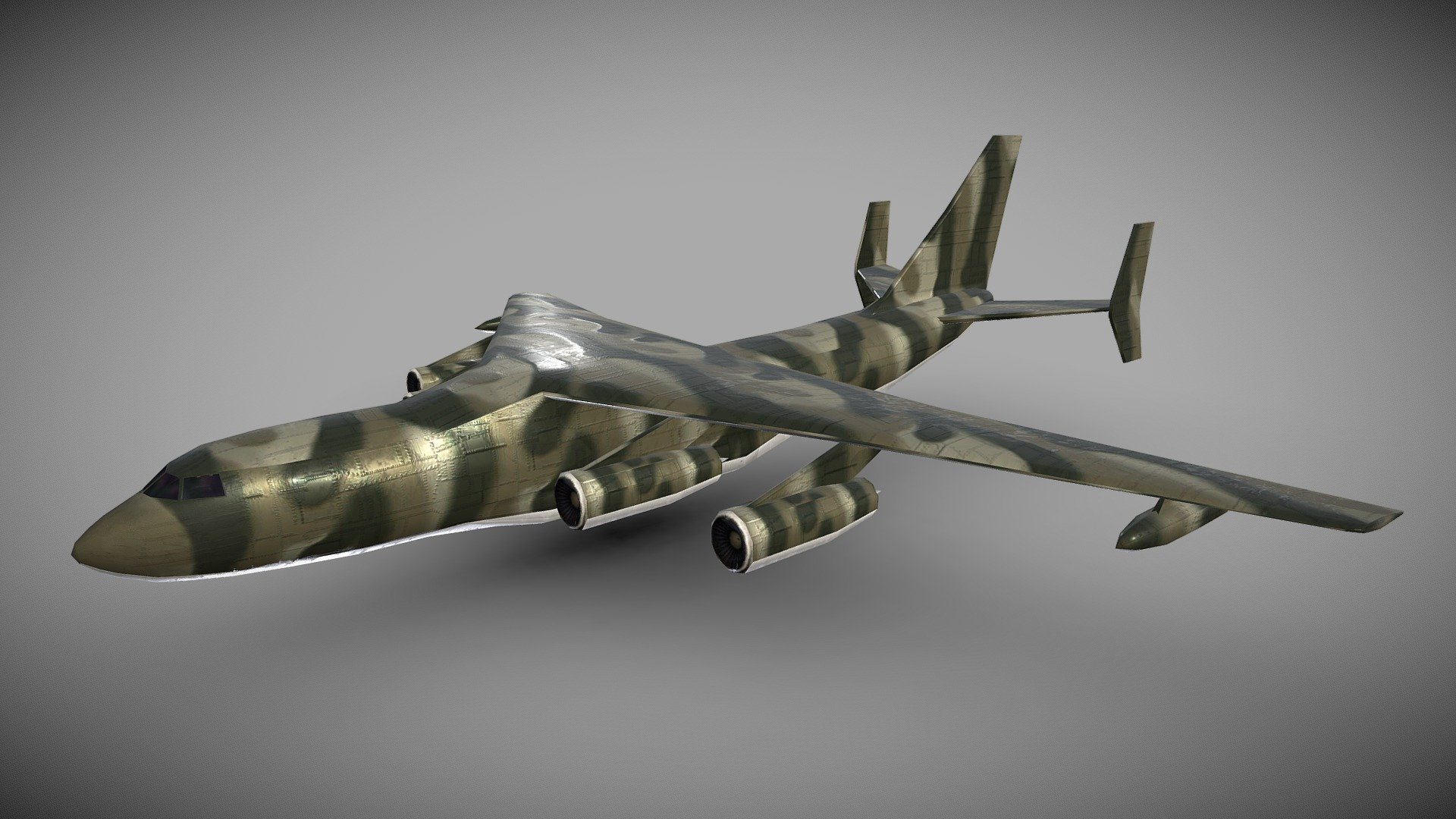 Transport plane 3d model