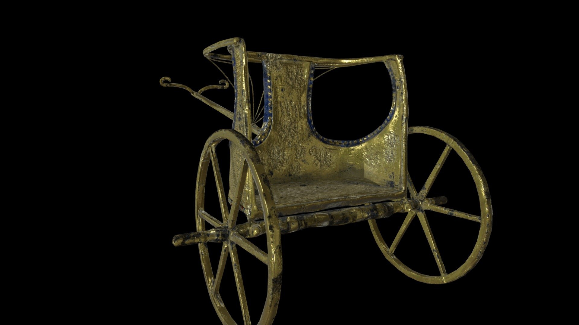 Philistine War Cart (Circa 1063 BC) 3d model