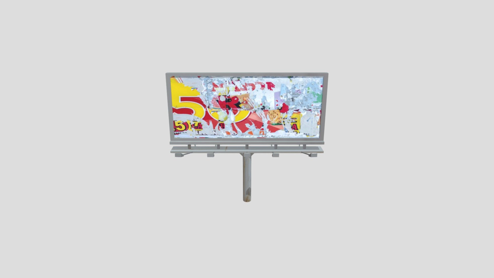 Billboard 3d model