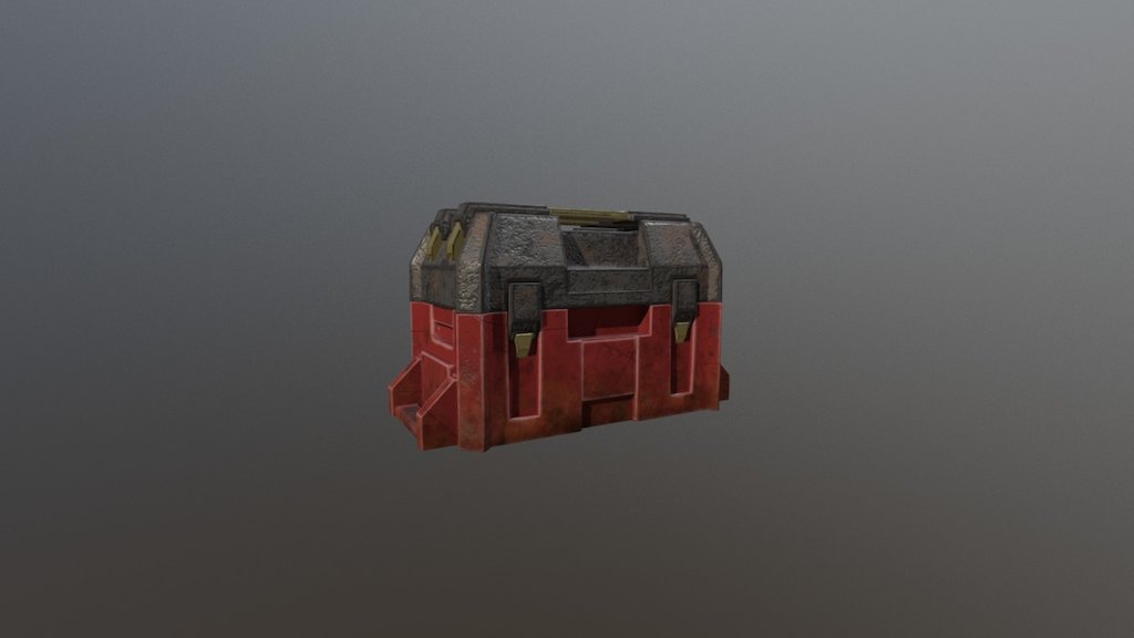 Container 3d model