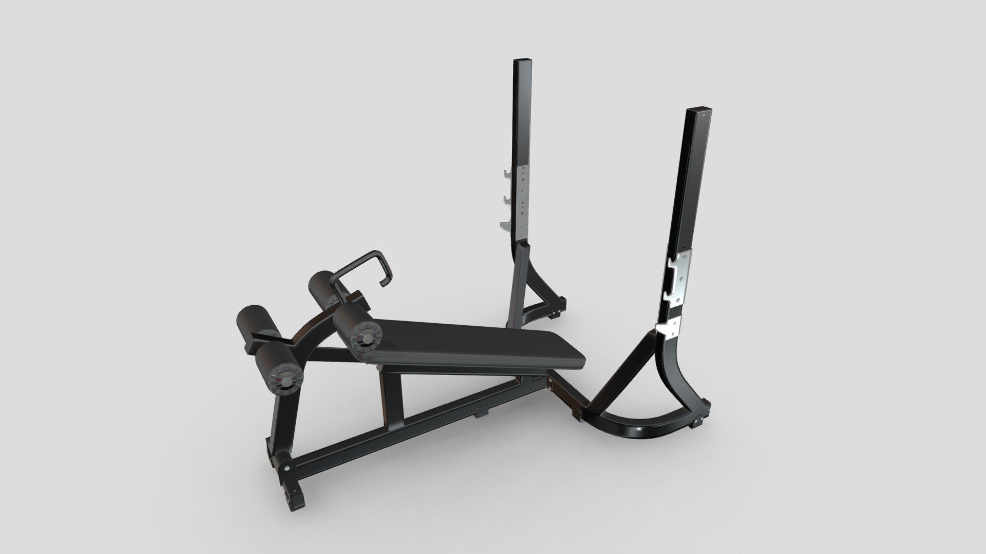 Technogym Pure Olympic Decline Bench 3d model