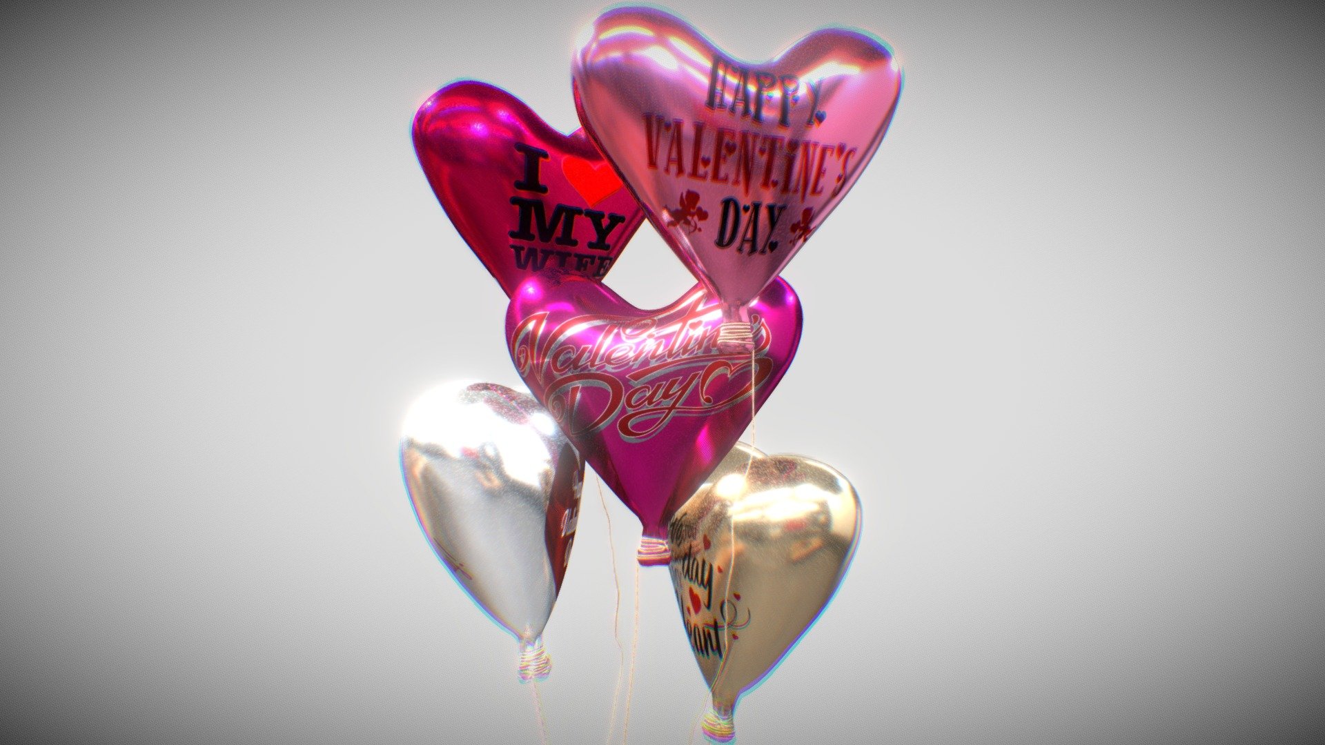 Air Baloons 3d model