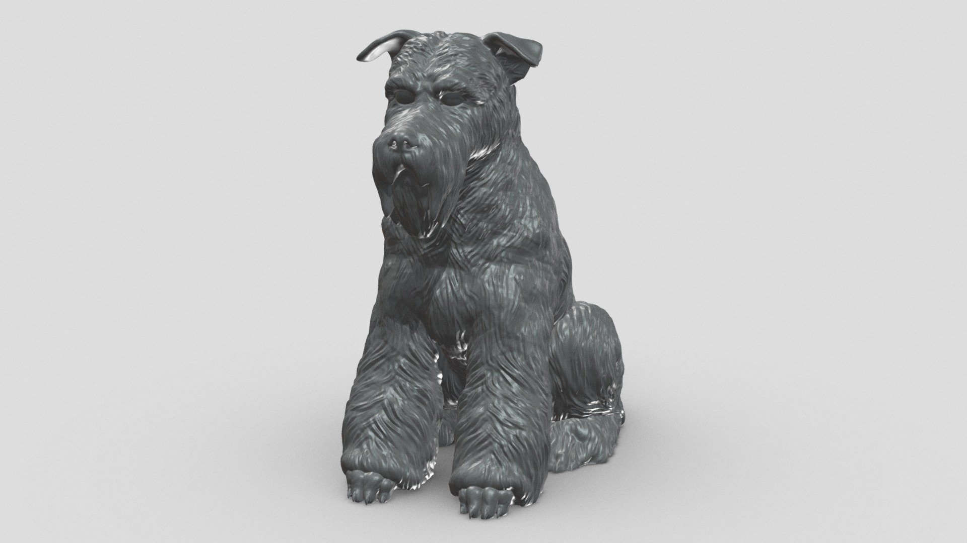 schnauzer V2 3D print model 3d model