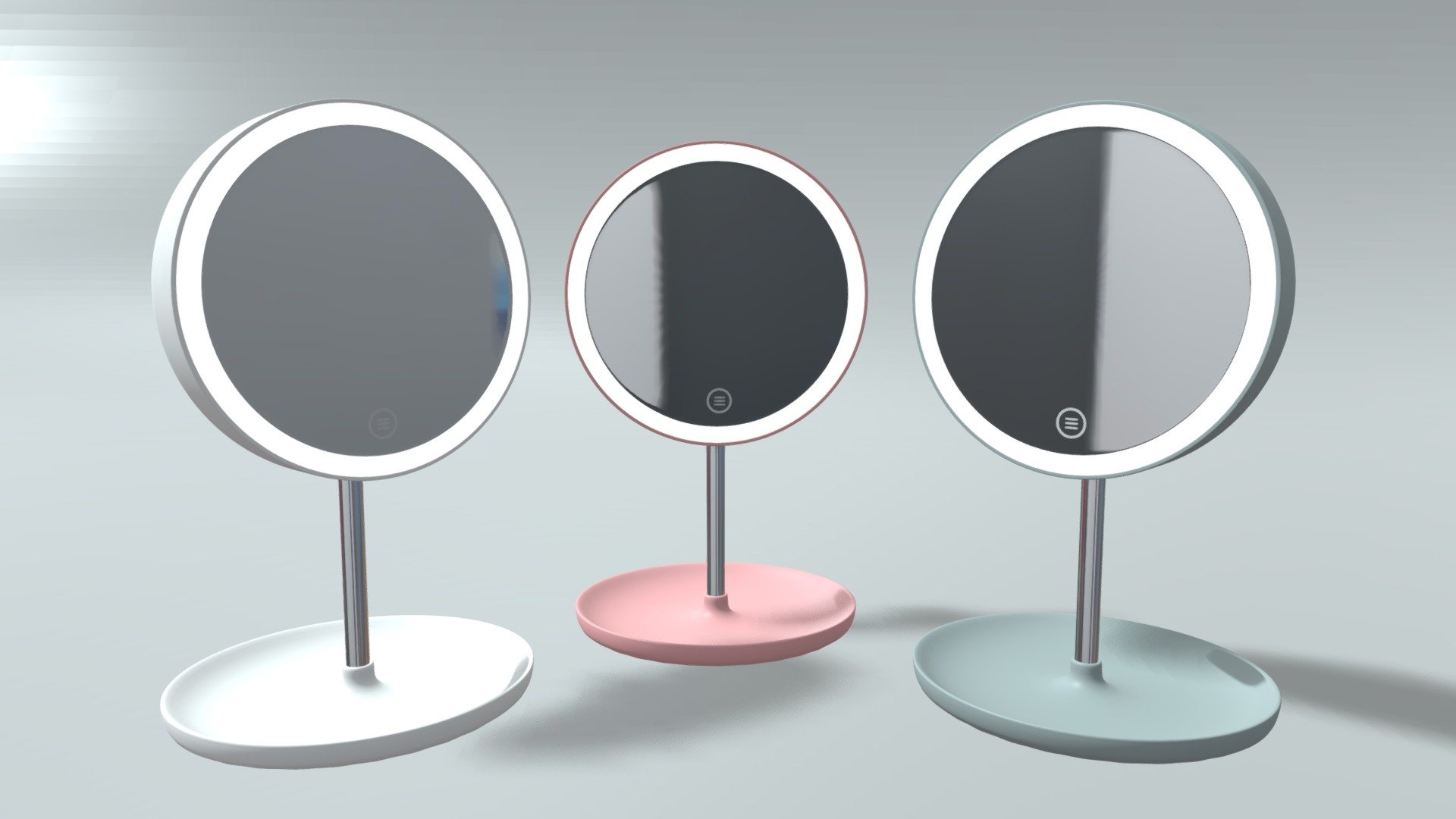 vanity mirror 3d model