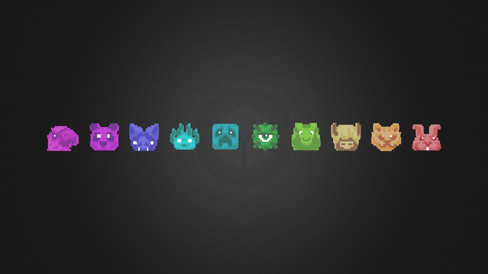 Minecraft championship icons 3d model