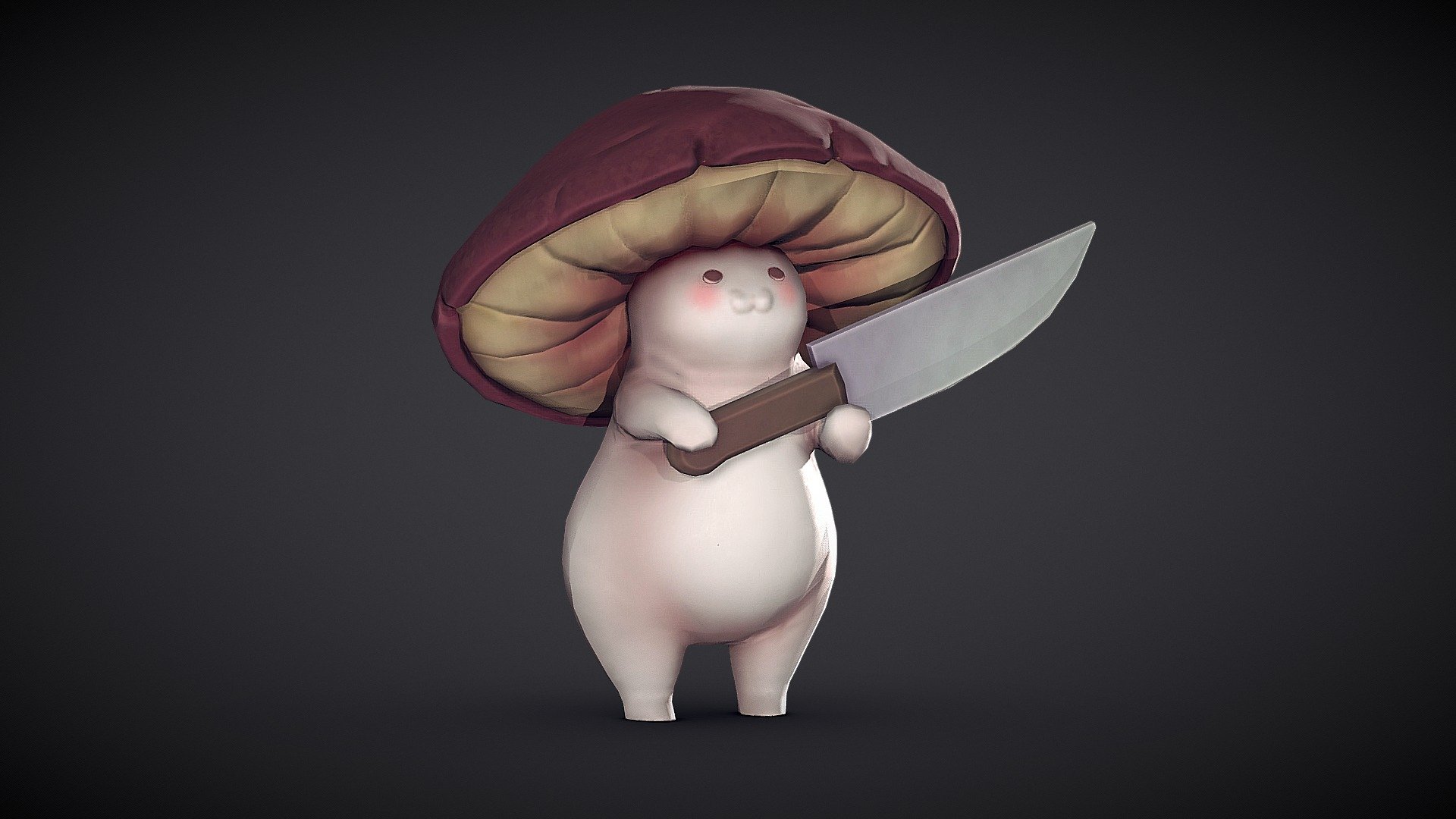 Homicidal Mushroom 3d model