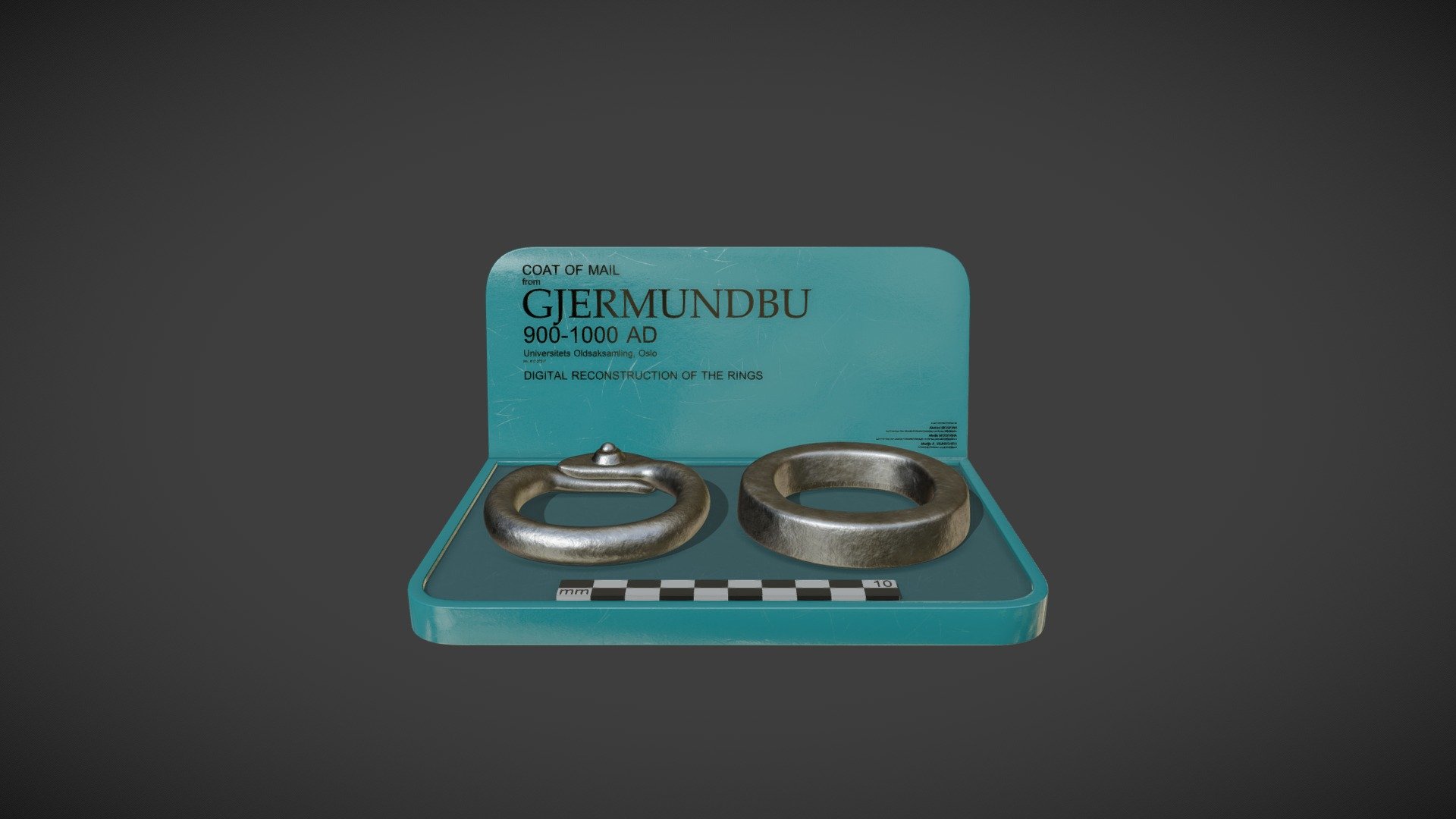 Armour from Gjermundbu: 3D reconstruction 3d model