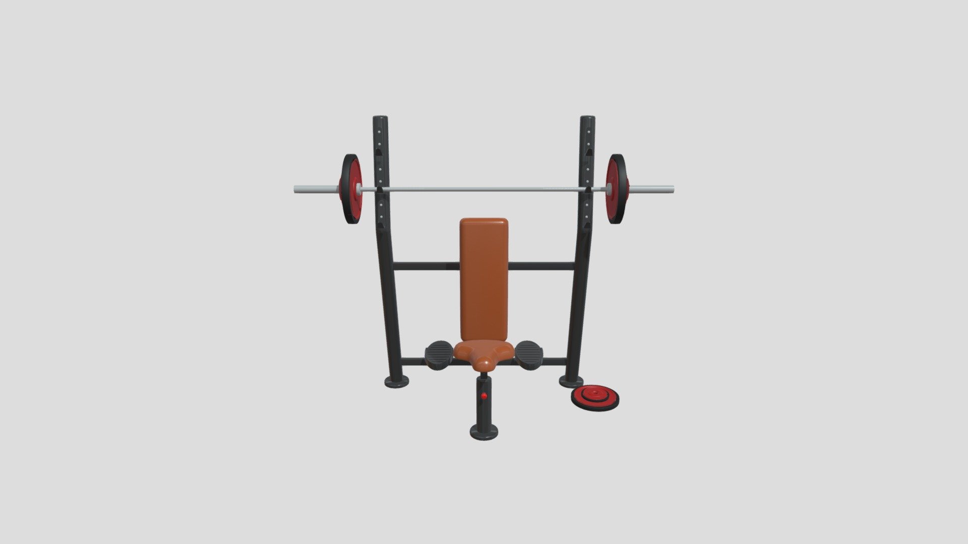 Olympic Shoulder Bench 3d model