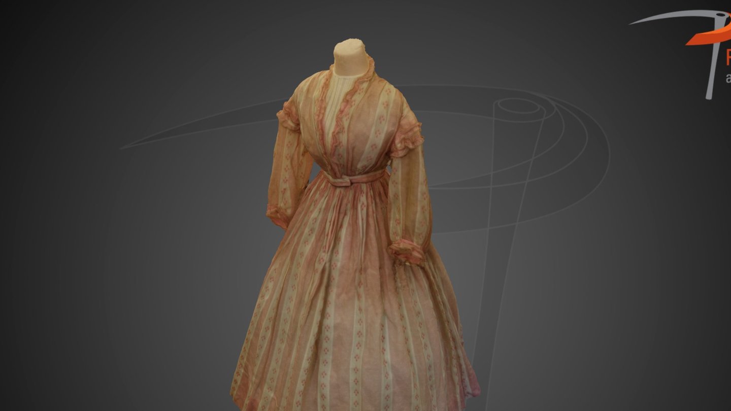 Merchants House Museum Tredwell Dress 3d model