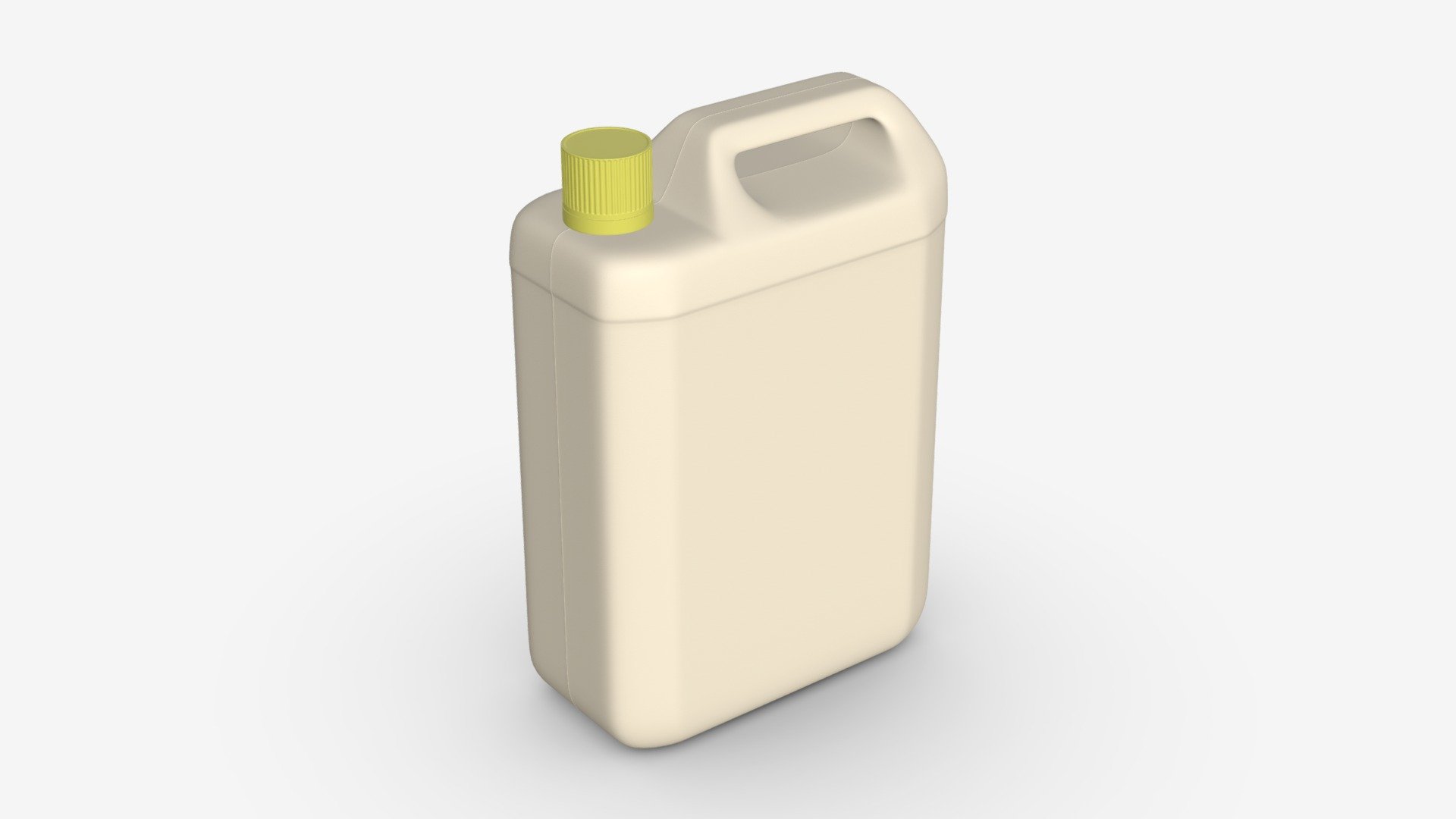 Plastic can 5l 3d model